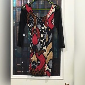 Bodycon print dress